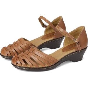 Comfortiva Tatianna Soft Spots Women's US 8 Tan Leather Slip on Shoes ZOGG1760